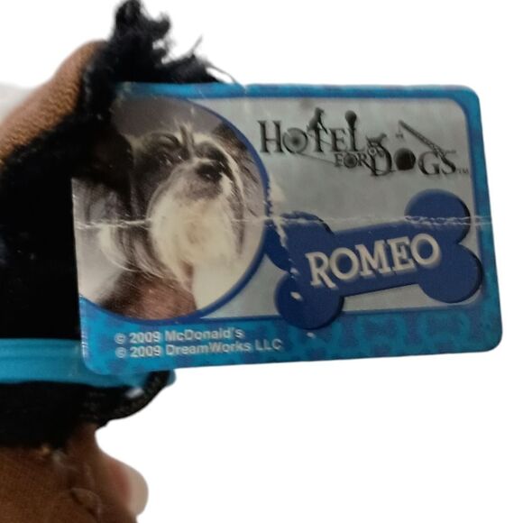McDonalds ROMEO Hotel For Dogs #6 Plush Toy With Tags Mini Fast Food Premium - Picture 4 of 16